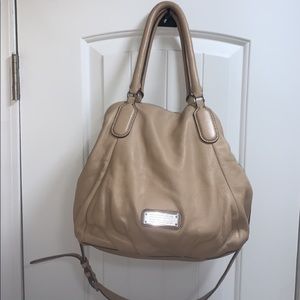 Leather Marc Jacob’s Satchel with Crossbody Strap